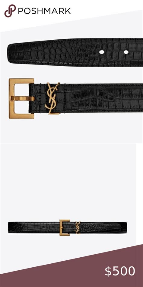 ysl belt reversible|ysl crocodile belt.